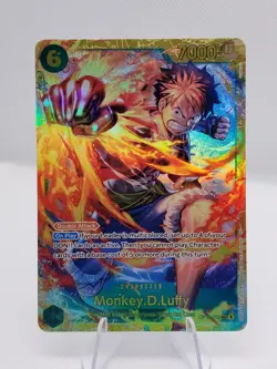 Monkey.D.Luffy OP13-118 SEC Carrying On His Will One Piece TCG English - Image 1