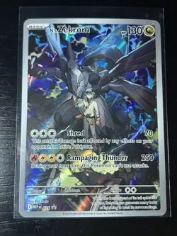 N's Zekrom 031 Pokemon MEP Sealed ME: Mega Evolution Promo Card Black Star - Image 1