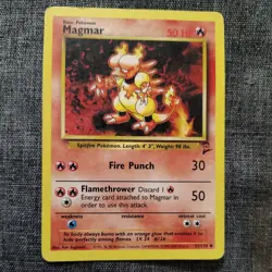 Magmar 36/102 LP - Original 1999 Base Set Pokemon Card - Image 1