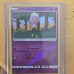 Pokemon Drifloon 51/156 Sm-Ultra Prism Reverse Holo Pokemon TCG Card Stock - Image 1