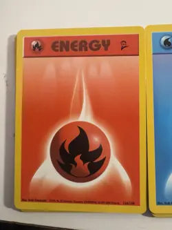 Pokemon TCG 17-Card Lot…..Fire Energy. Water Energy. 126/130 & 130/130 WOTC - Image 3