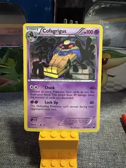 Pokemon Deck Exclusives Cofagrigus - 52/108 Cracked Ice Holo LP Card - Image 1