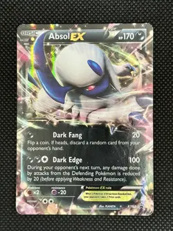 Absol EX - XY62 - Ultra Rare Promo NM/LP Promo Pokemon card LP - Image 1