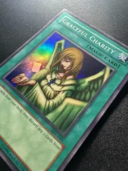Yu-Gi-Oh! Graceful Charity SDP-040 Super Rare YuGiOh Card - LP+ Unlimited - Image 2
