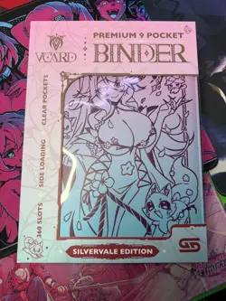 GamerSupps Silvervale VCard Premium 9 Pocket Binder Holds 360 Cards Side Load GG - Image 1