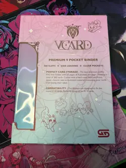 GamerSupps Silvervale VCard Premium 9 Pocket Binder Holds 360 Cards Side Load GG - Image 2