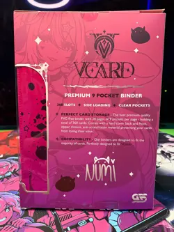 Gamersupps VCard Numi Premium 9 Pocket 360 Card Binder New In Box TCG Vtuber GG - Image 4
