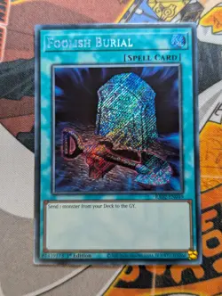 Yu-Gi-Oh! - Foolish Burial - RA02-EN049 - Secret Rare - 1st Edition - Image 1
