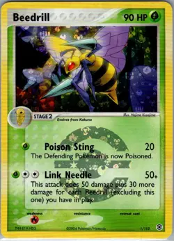 Beedrill 1/112 Reverse Holo FireRed & LeafGreen - Pokemon Card - NM - Image 1