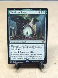 The Great Henge - MTG Magic The Gathering 2019 Wizards 161/269 - Image 1