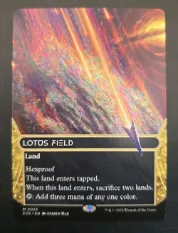 Lotus Field (0023) (Borderless) Edge of Eternities: Stellar Sights MTG Reg. NM - Image 1