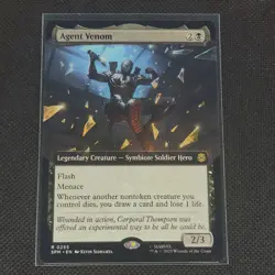 Agent Venom - 0255 - R - Non Foil - Extended - Spider-Man - MTG - NM/M - Image 1