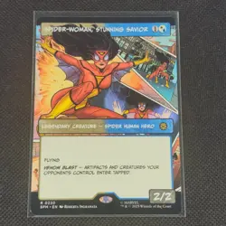 Spider-Woman, Stunning Savior - 0230 - R - Non Foil - Borderless - MTG - NM/M - Image 1