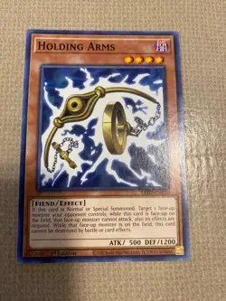 Yu-Gi-Oh! holding arms mint common 1st ed LED-EN010 - Image 1