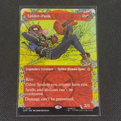 Spider-Punk - 0210 - R - Non Foil - Borderless - Spider-Man - MTG - NM/M - Image 1