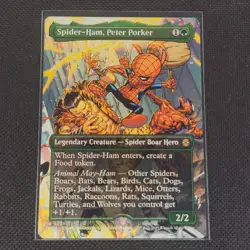 Spider-Ham, Peter Porker - 0201 - R - Non Foil - Borderless - Spider-Man - NM/M - Image 1