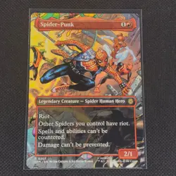 Spider-Punk - 0207 - R - Non Foil - Borderless - Spider-Man - MTG - NM/M - Image 1