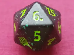 Magic The Gathering AVATAR THE LAST AIRBENDER GREEN D20 SPINDOWN DICE MTG - Image 2