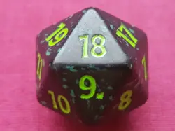 Magic The Gathering AVATAR THE LAST AIRBENDER GREEN D20 SPINDOWN DICE MTG - Image 3