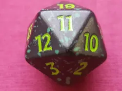 Magic The Gathering AVATAR THE LAST AIRBENDER GREEN D20 SPINDOWN DICE MTG - Image 4