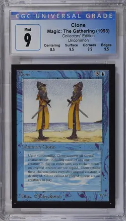 CLONE Collectors Ed U CGC 9 MTG [Nostalgium] - Image 1