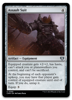 Assault Suit #369 Commander Masters CMM Magic MTG - Image 1