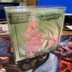 Pokemon TCG Paradox Rift Elite Trainer Box (ETB) Iron Valiant + Protective Case - Image 1