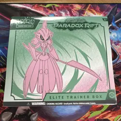 Pokemon TCG Paradox Rift Elite Trainer Box (ETB) Iron Valiant + Protective Case - Image 4
