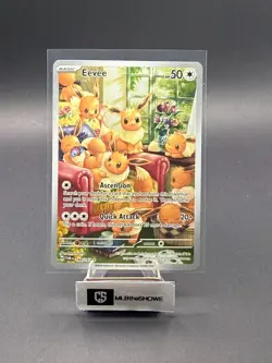 Eevee Pokemon Twilight Masquerade 188/167 Illustration Rare Near Mint - Image 1