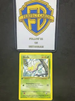 POKEMON SET BASE 1° EDIZIONE WEEDLE COMUNE 69/102 NM - Image 1