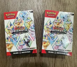 Pokemon TCG: Prismatic Evolutions Booster Bundle - Lot of 2 - Factory Sealed - Image 1