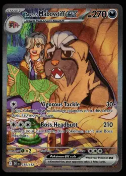 Arven's Mabosstiff ex 235/182 - Pokemon Destined Rivals - (NM) - Image 1