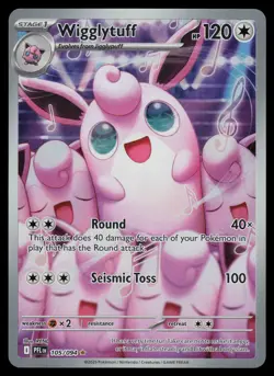 Wigglytuff 105/094 - Pokemon Phantasmal Flames - Illustration Rare (NM) - Image 1