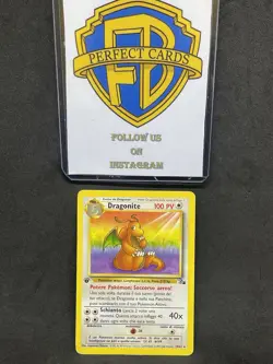 POKEMON FOSSIL 1 EDIZIONE DRAGONITE NONHOLO 19/62 PL/PR ITA - Image 1