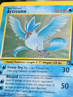 Pokemon TCG Articuno Fossil 2/62 Holo Rare 1999 Wizards 70 HP Unlimited - Image 4