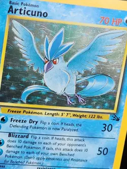 Pokemon TCG Articuno Fossil 2/62 Holo Rare 1999 Wizards 70 HP Unlimited - Image 5