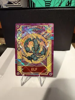 Pokemon TCG: Rayquaza Variant KDJL-GR-005, (Chinese) EIF Collection _ HOLO - Image 1