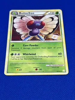 Pokemon Tcg Butterfree 16/123 HeartGold SoulSilver Non Holo - Image 2