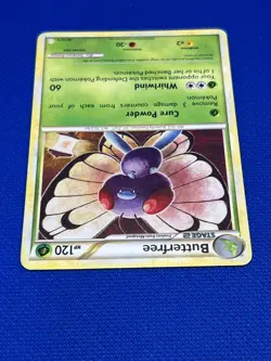 Pokemon Tcg Butterfree 16/123 HeartGold SoulSilver Non Holo - Image 3