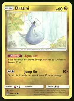 Dratini 148/236 Common Unified Minds Pokemon Near Mint - Image 1