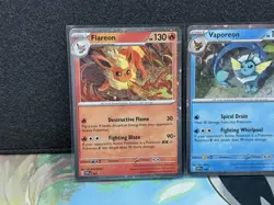 Pokemon TCG - Prismatic Evolutions Flareon 167 Vaporeon 168 Jolteon 169 Promo - Image 2