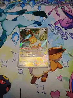 Pokemon TCG Prismatic Evolutions Eevee black star promo #173 NM - Image 1