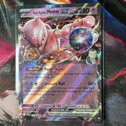 Pokemon Team Rocket’s Mewtwo Ex SVP En 216 Black Star Promo - Image 1