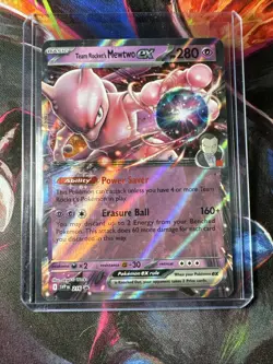 Pokemon Team Rocket’s Mewtwo Ex SVP En 216 Black Star Promo - Image 2