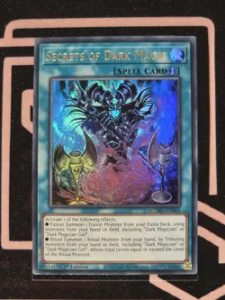 MZMU-EN069 Secrets of Dark Magic Ultra Rare 1st Edition YuGiOh - Image 1