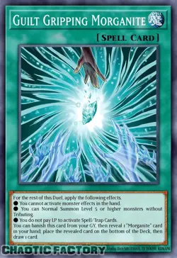 YUGIOH DUAD-EN070 Guilt-Gripping Morganite Super Rare 1st Edition NM - Image 1