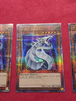 Yugioh Cyber Drache TN23-DE005 Quarter Century Secret Rare OVP - Image 2