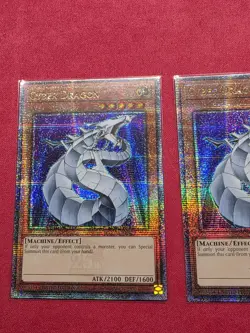 Yugioh Cyber Drache TN23-DE005 Quarter Century Secret Rare OVP - Image 3