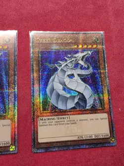 Yugioh Cyber Drache TN23-DE005 Quarter Century Secret Rare OVP - Image 4