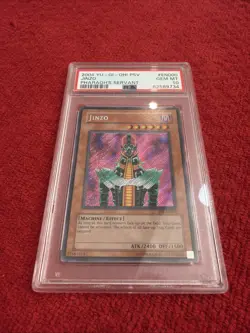 2002 YU-GI-OH! PSV-PHARAOH'S SERVANT #000 JINZO PSA 10 - Image 3